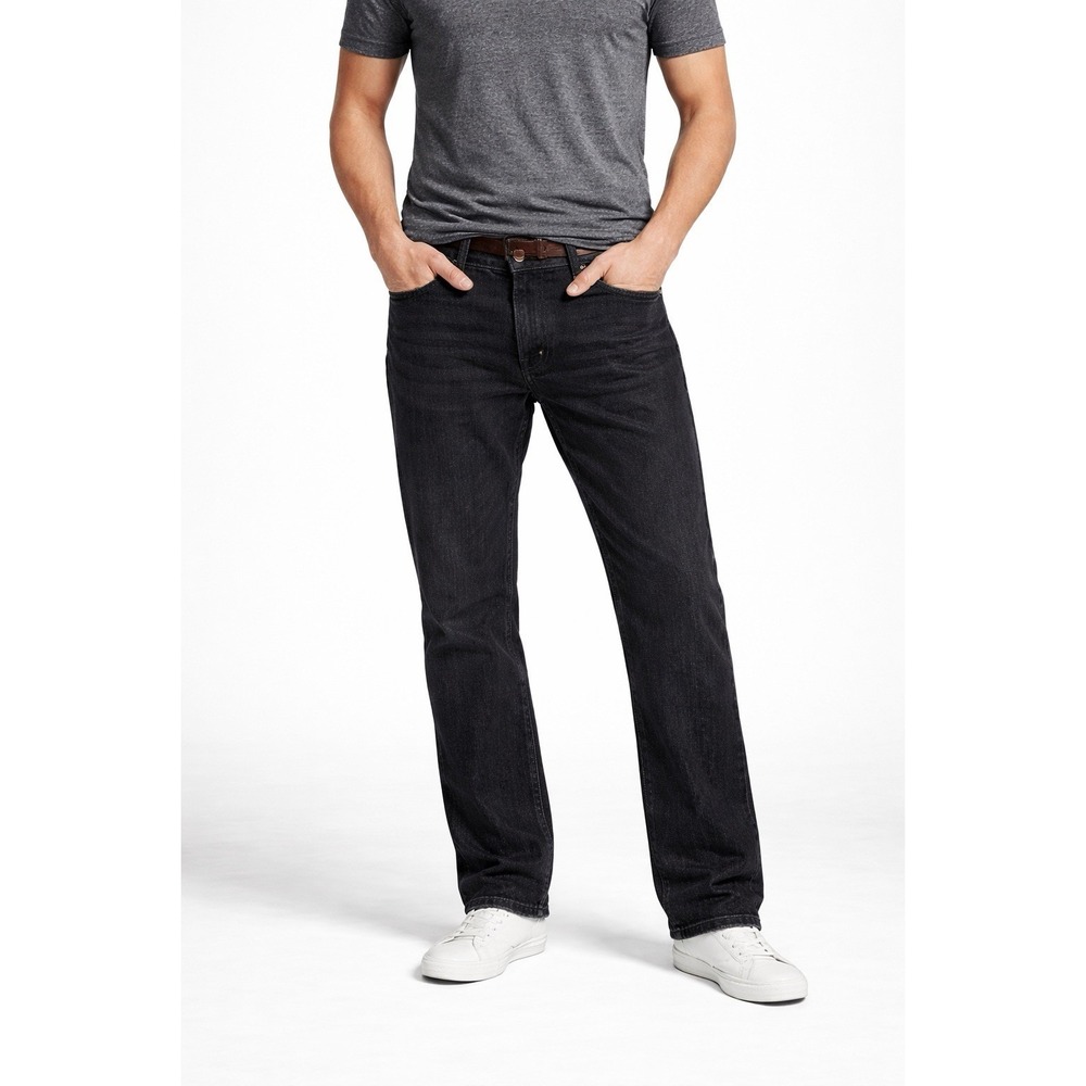 Levi's 501 Original Fit Straight Leg Dark Wash Button Fly Denim Blue Jeans 40x32